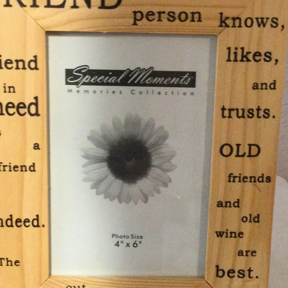 Special Moments Memories Collection FRIEND Photo Frame NWOT